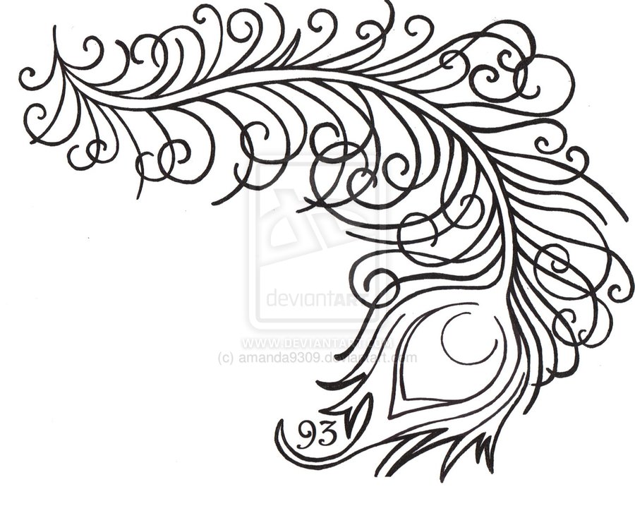 Peacock Feather Design Part 2 By Amanda9309 On Deviantart