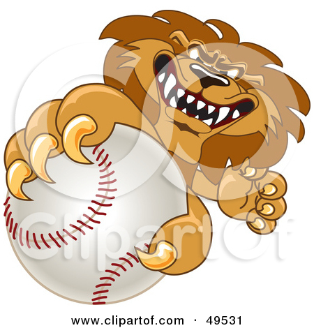 Royalty Free  Rf  Lion Mascot Clipart   Illustrations  1
