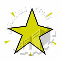 Star Tilting And Shining Animated Clipart