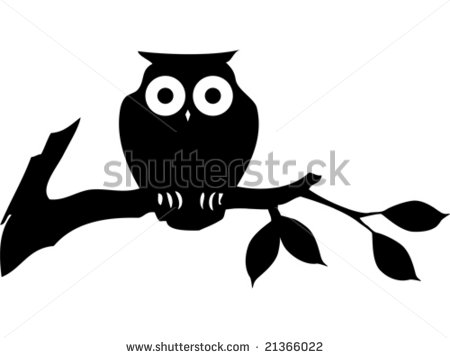 Cartoon Owl Silhouette