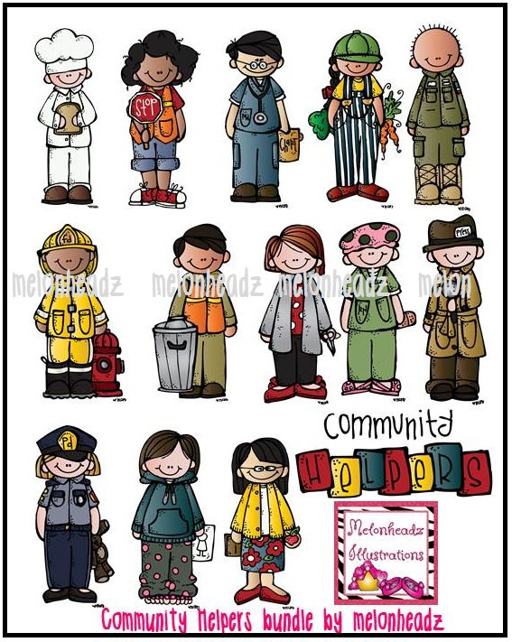 Community Helpers Bundle By Melonheadzdoodles On Etsy