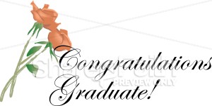 Congratulations Flowers   Christian Graduation Clipart And Images