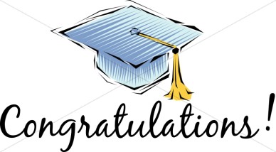 Congratulations Grads Black And White Clip Art