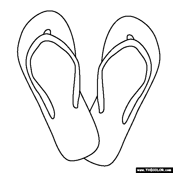 Flip Flops Clipart Black And White   Clipart Panda   Free Clipart    