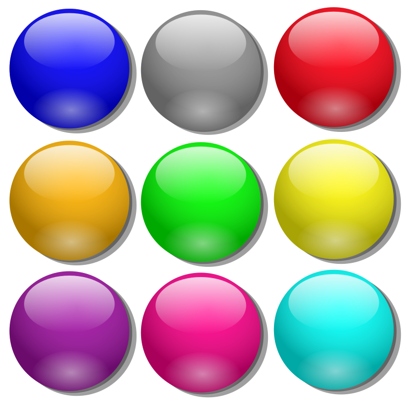 Game Marbles   Simple Dots By Nicubunu   Colored Simple Dots Can Be
