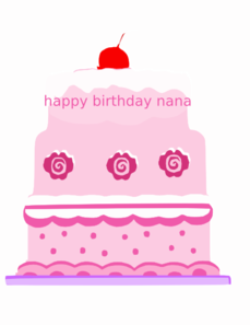 Happy Birthday Grandma Clip Art