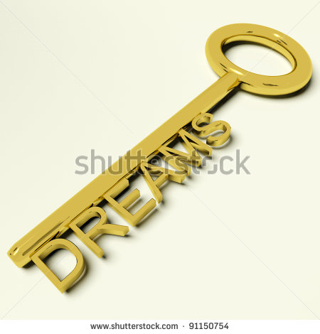 Hopes And Dreams Clipart Dreams Gold Key Representing