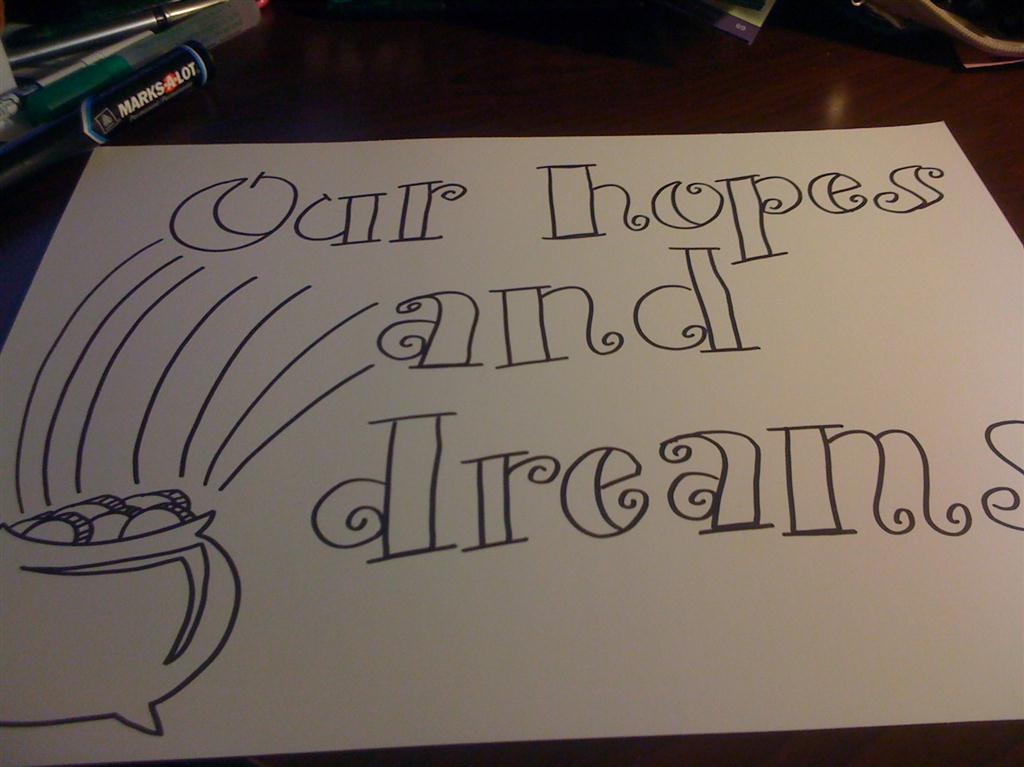 Hopes And Dreams Clipart I Wanted A Rainbow Coming Out
