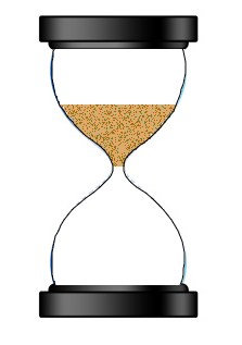 Html5 Canvas   An Egg Timer  Hourglass  With Animated Falling Sand