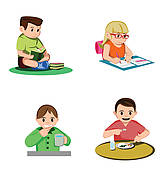 Kids Lunch Table Clipart Learning Kid Collection