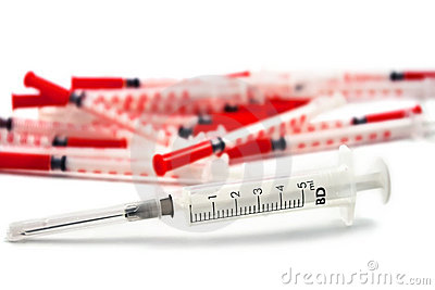 Lot Of Syringes Stock Image   Image  13906271