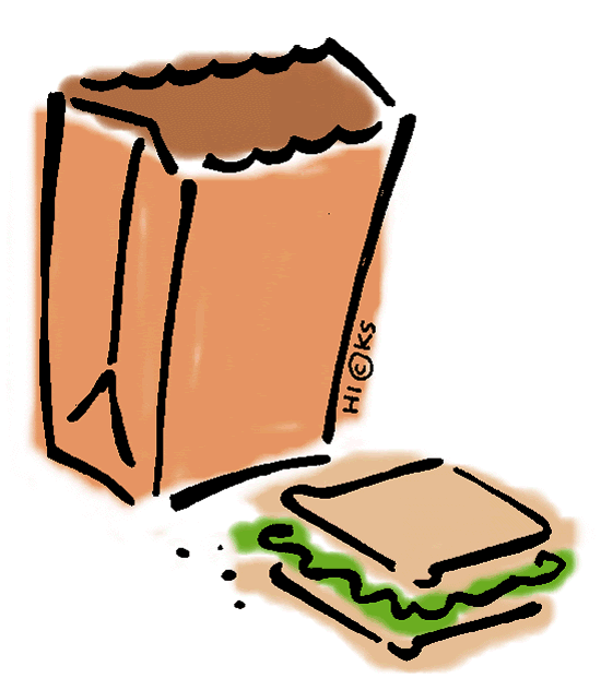 Lunch Table Clipart Baglunch Color Gif