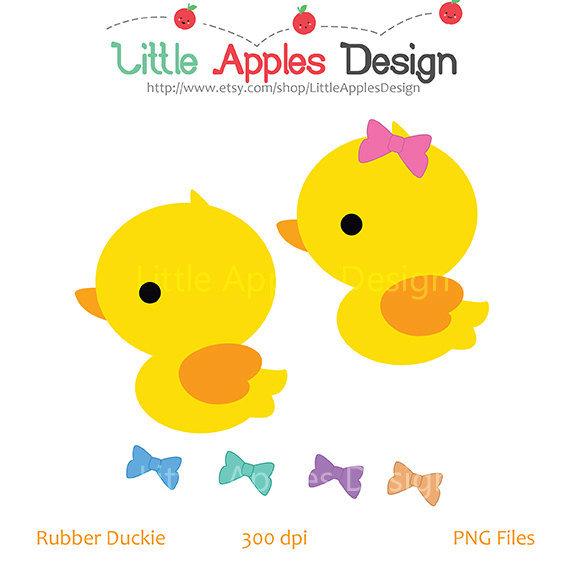 Rubber Duck Clip Art   Duck Clipart   Rubber Duck Digital Images