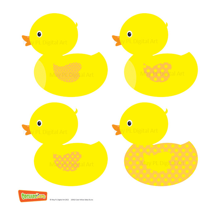 Rubber Duck Clip Art Ducky Duckie Baby Shower By Maypldigitalart