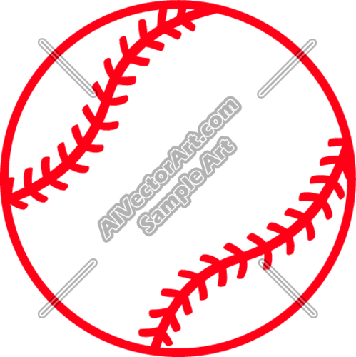 Baseball Clipart And Vectorart  Sports   Sports Equipment Vectorart    