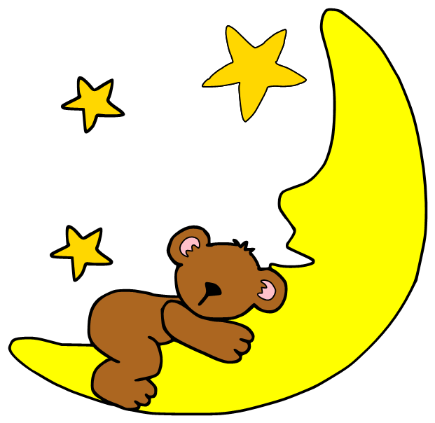 Beanie S Tag You Re It  Baby Bear Sleeping On Moon