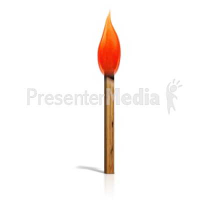 Burning Match   Presentation Clipart   Great Clipart For Presentations
