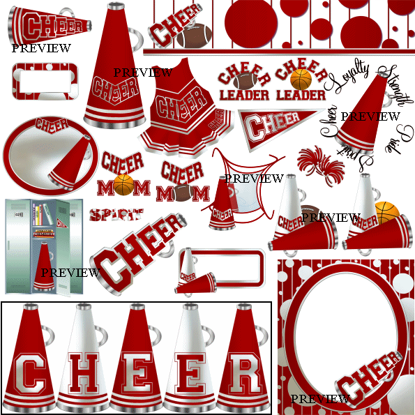 Cheer Red And White