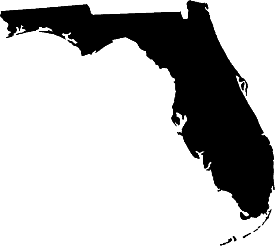 Florida Borders Clipart Map Clip Art Map Outline Map Of Florida