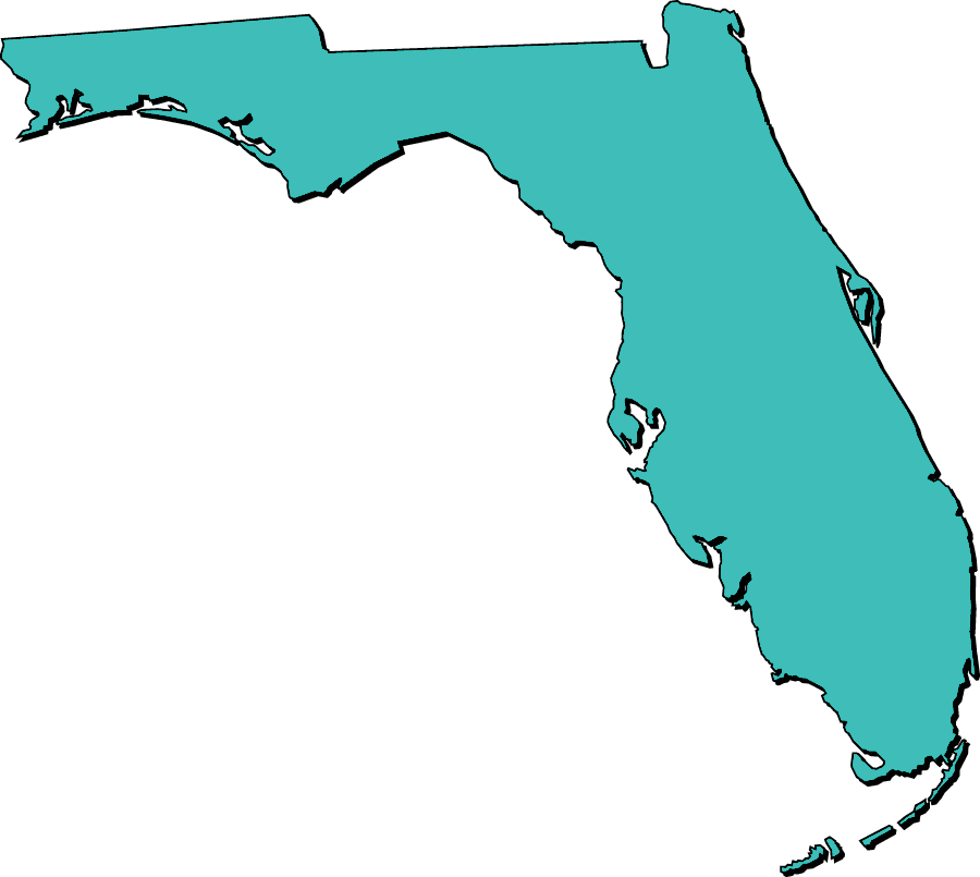 Florida Borders Clipart Map Clip Art Map Outline Map Of Florida