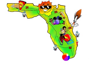 Florida Map Clipart  Free  By Preptoon