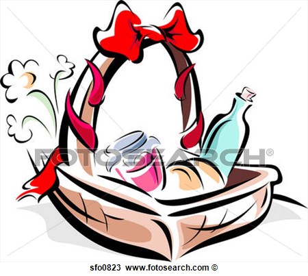 Gift Baskets Clip Art Fotosearch   Search Clipart