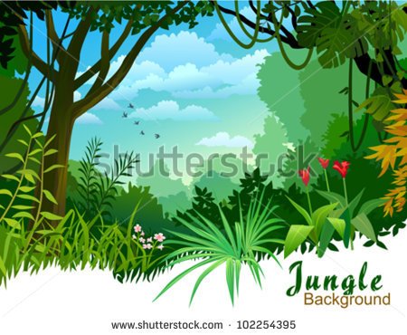 Jungle Trees Stock Photos Illustrations And Vector Art