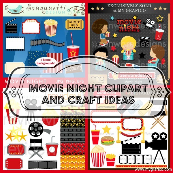 Outdoor Movie Night Clipart Movie Night Clipart Movie