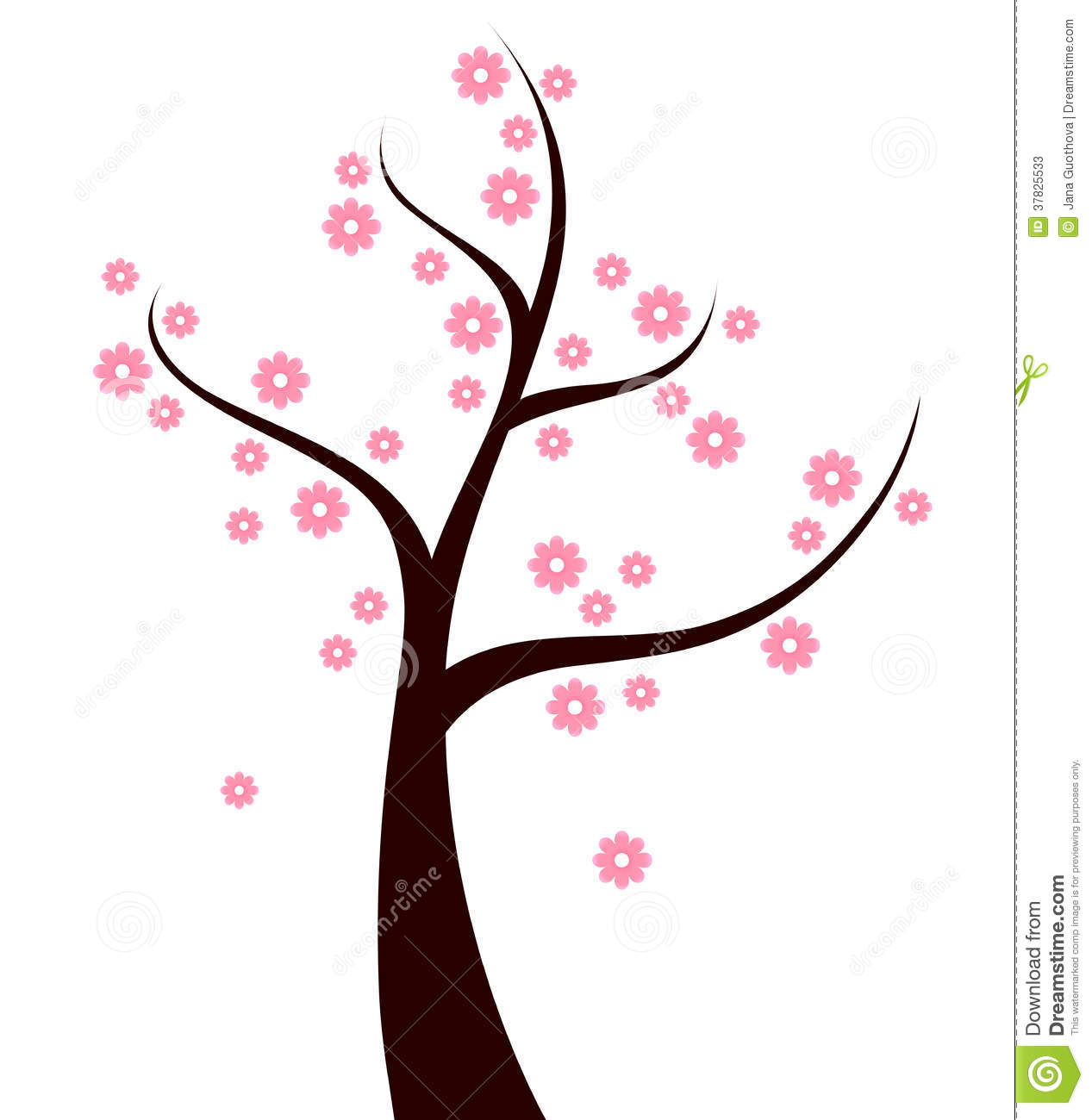 Spring Trees In Bloom Clipart Beautiful Spring Blossom Tree