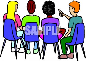 This Teens At School Having A Discussion Clip Art Image Is Available    