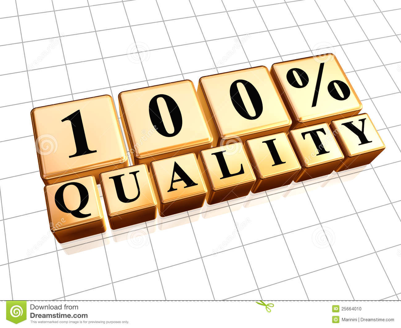 100 Percent Quality Stock Photo   Image  25664010