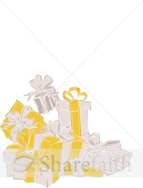 Anniversary Gift Boxes   Christian Wedding Clipart