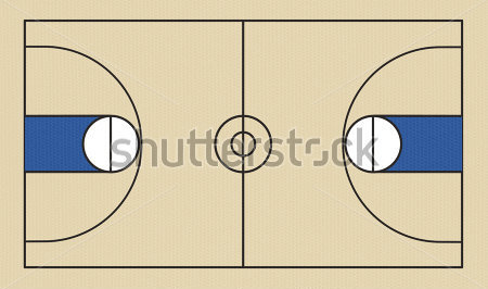 Basketball Court Clipart