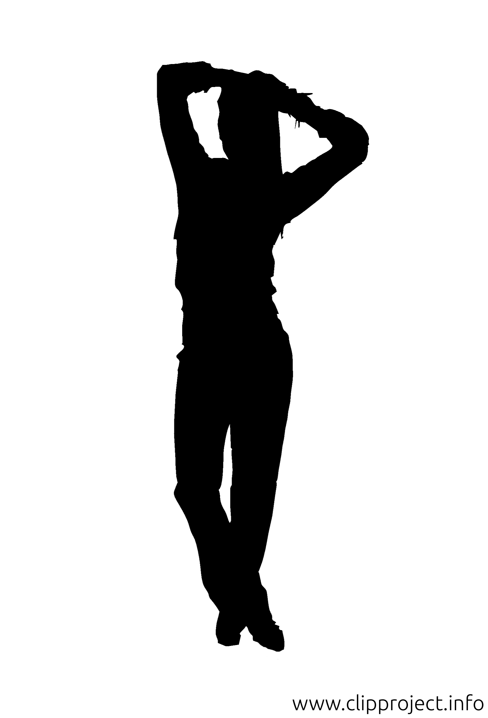 Bildtitel  Fitness Girl Silhouette Clipart