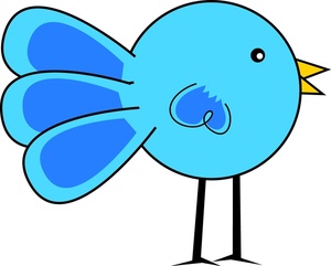 Bird Clipart Image   Cute Little Bluebird Of Happiness Cartoon Bird