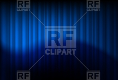 Blue Stage Drapes Download Royalty Free Vector Clipart  Eps 