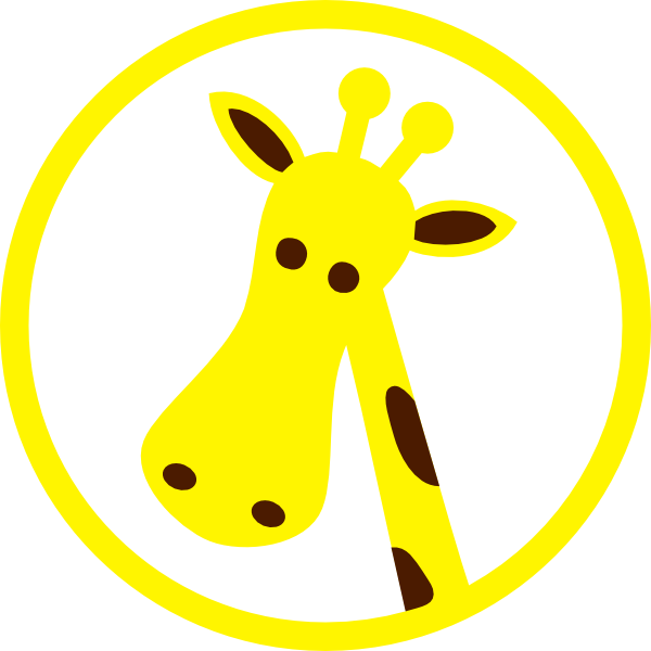 Cartoon Giraffe Head Clip Art At Clker Com   Vector Clip Art Online
