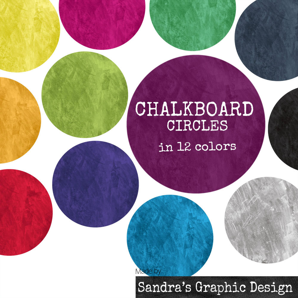 Chalkboard Backgrounds In Various Colors 12 Clipart 300 Dpi Png Files