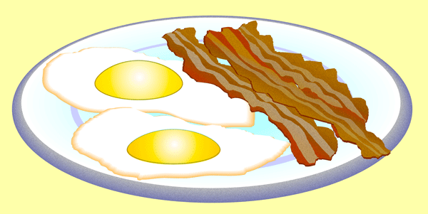 Eggs And Bacon Clipart
