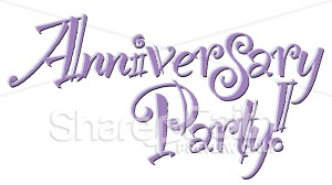 Exciting Anniversary Party Wordart   Christian Anniversary Clipart