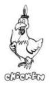 Farmer With Geese And Chicken Vector Clip Arts   Clipartlogo Com