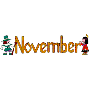 Free November Clip Art