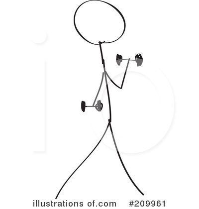 Free  Rf  Stick Fitness Clipart Illustration  209961 By Clipart Girl