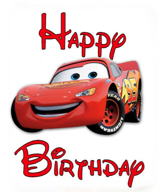 Happy Birthday Karlito  Cars Happy Birthday Card Jpg