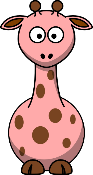Pink Giraffe Clip Art At Clker Com   Vector Clip Art Online Royalty