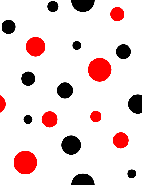 Red And Black Polka Dots Clip Art At Clker Com   Vector Clip Art