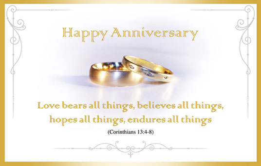 Religious Wedding Anniversary Wishes Anniversary Wishes With Gold