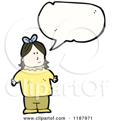 Royalty Free  Rf  Child Speaking Clipart Illustrations Vector
