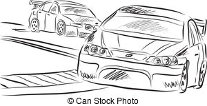 Two Cars Clip Art Vector And Illustration  650 Two Cars Clipart Vector