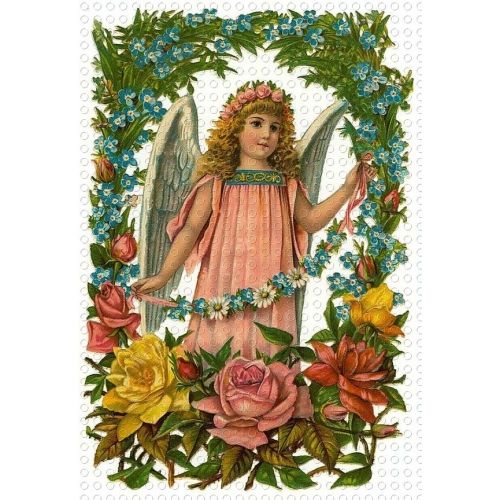 Victorian Angel Flowers Roses Clip Art   Angels And Cherubs   Pintere    